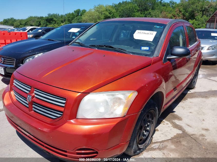 2008 Dodge Caliber Se VIN: 1B3HB28B88D634399 Lot: 39396039