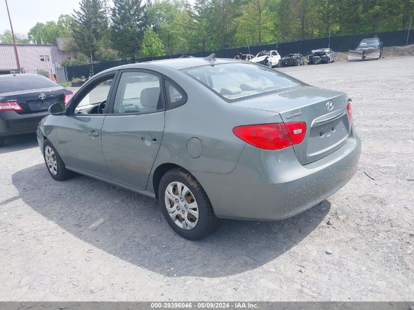 2010 Hyundai Elantra Gls VIN: KMHDU4AD4AU126270 Lot: 39396046