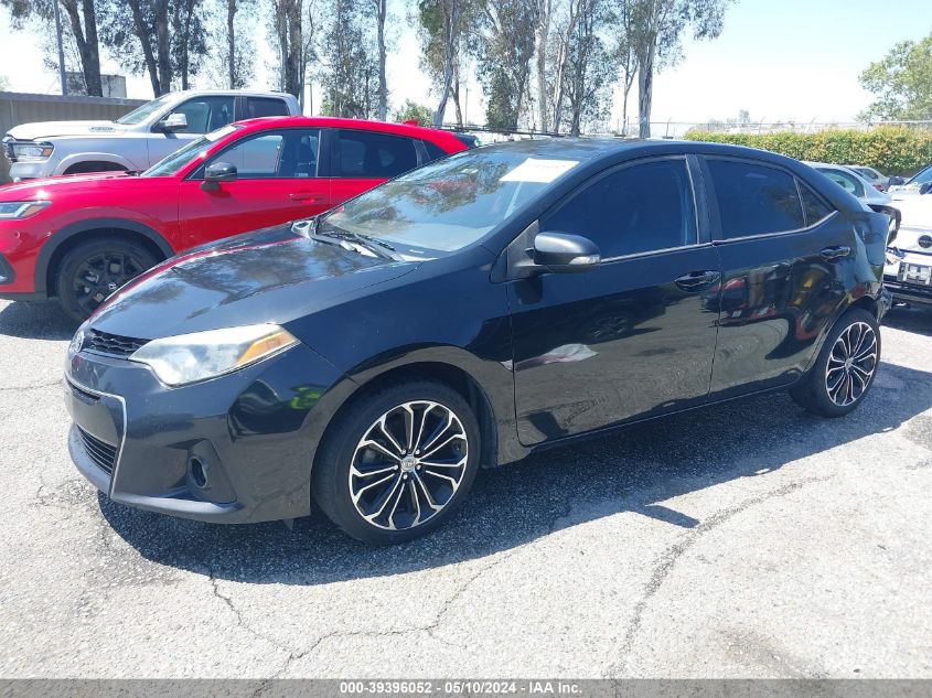 2015 Toyota Corolla S Plus VIN: 5YFBURHE7FP295081 Lot: 39396052