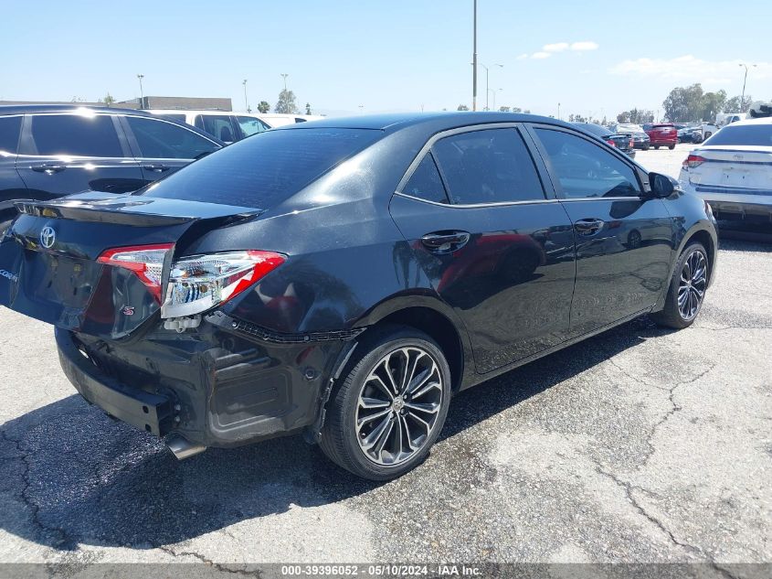 2015 Toyota Corolla S Plus VIN: 5YFBURHE7FP295081 Lot: 39396052