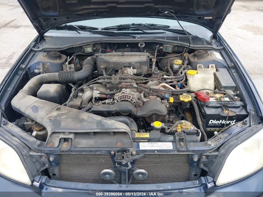 2004 Subaru Legacy L/L W/35Th Anniversary Edition VIN: 4S3BE625747206516 Lot: 39396054