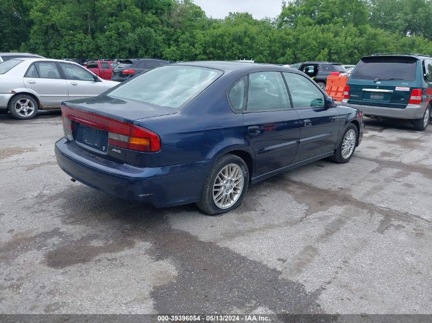 2004 Subaru Legacy L/L W/35Th Anniversary Edition VIN: 4S3BE625747206516 Lot: 39396054