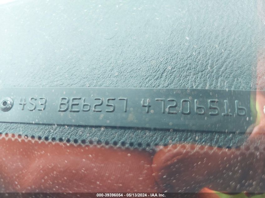 2004 Subaru Legacy L/L W/35Th Anniversary Edition VIN: 4S3BE625747206516 Lot: 39396054