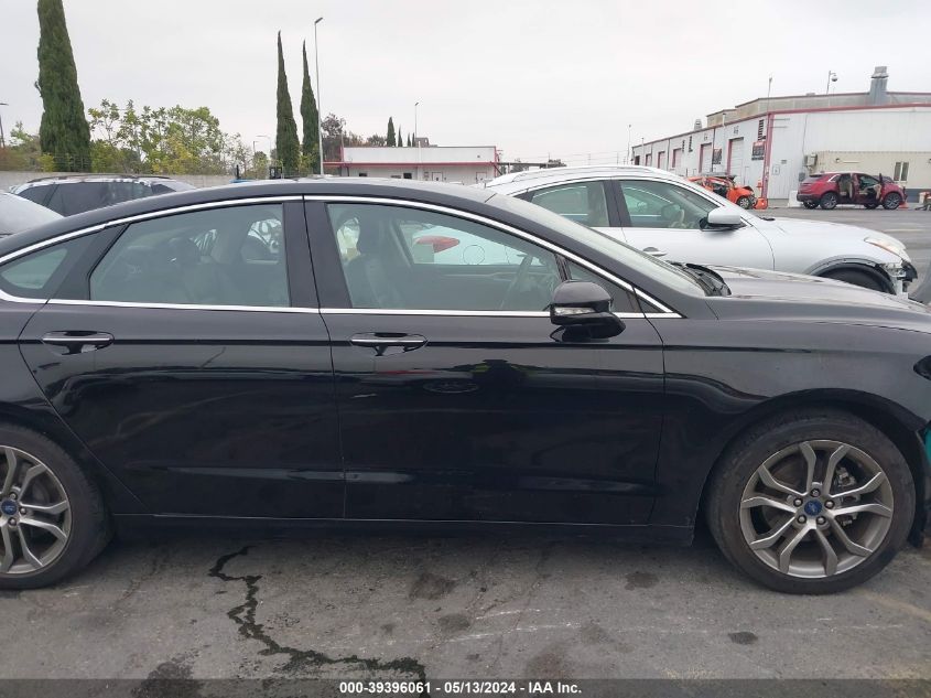 2019 Ford Fusion Sel VIN: 3FA6P0CD0KR134679 Lot: 39396061