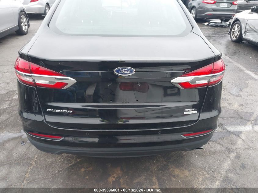 2019 Ford Fusion Sel VIN: 3FA6P0CD0KR134679 Lot: 39396061