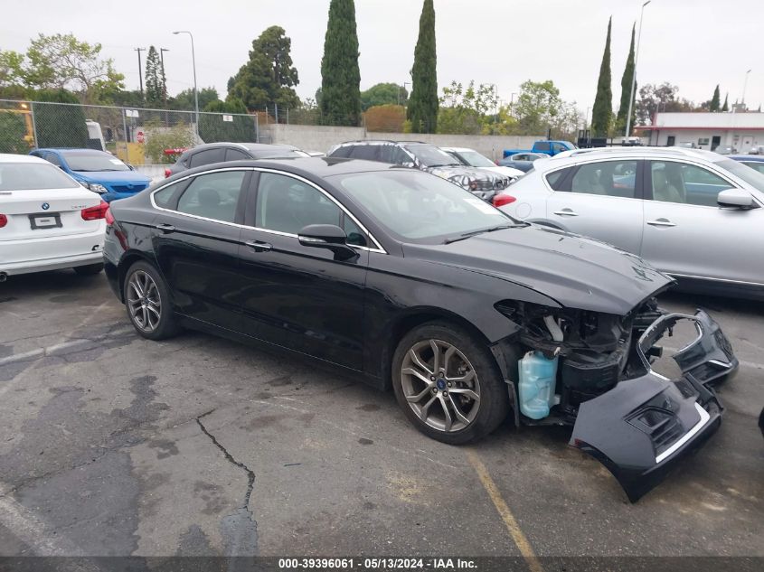 2019 Ford Fusion Sel VIN: 3FA6P0CD0KR134679 Lot: 39396061