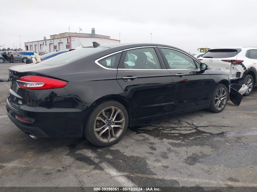 2019 Ford Fusion Sel VIN: 3FA6P0CD0KR134679 Lot: 39396061