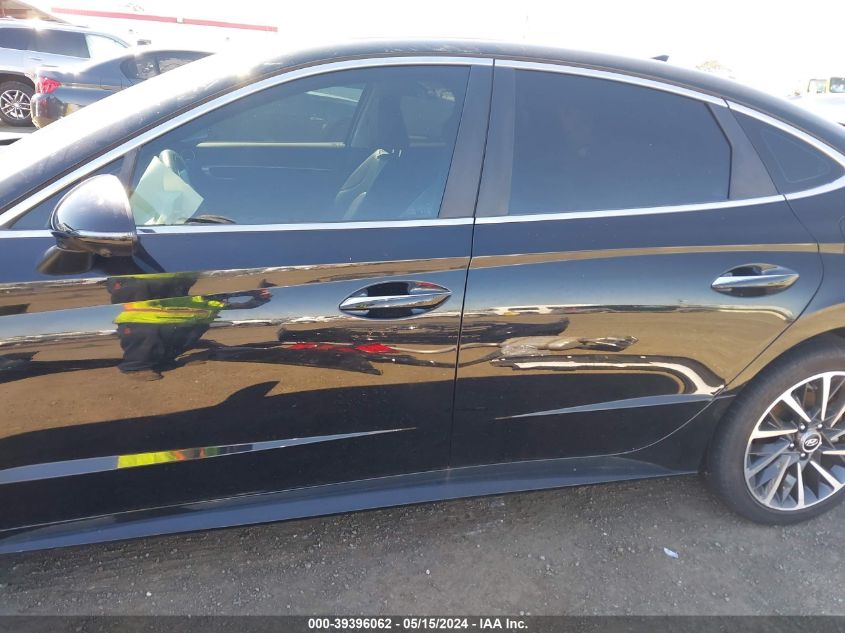 2022 Hyundai Sonata Limited VIN: KMHL34J2XNA225096 Lot: 39396062