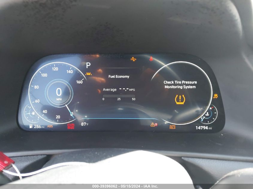 2022 Hyundai Sonata Limited VIN: KMHL34J2XNA225096 Lot: 39396062