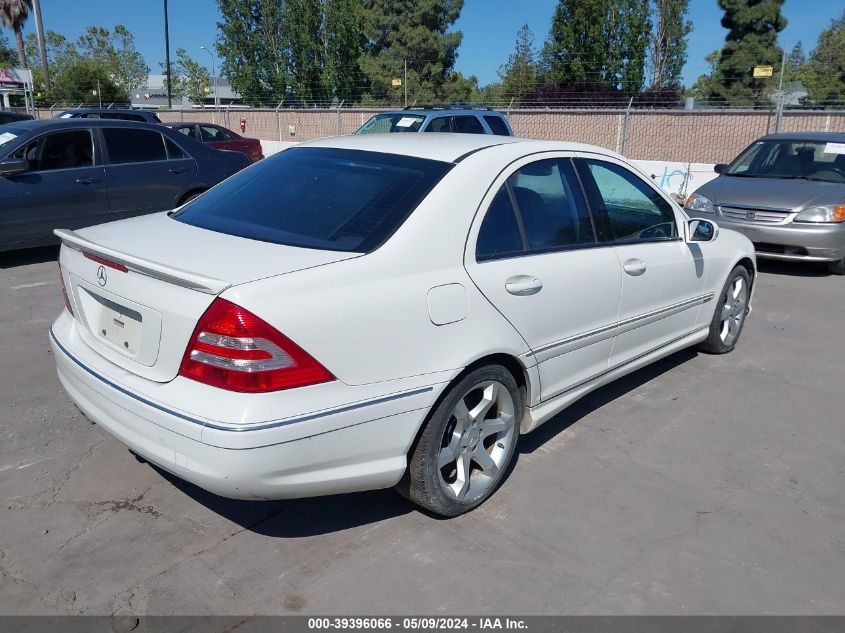 WDBRF52H27F881683 2007 Mercedes-Benz C 230 Sport