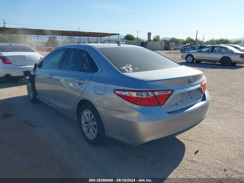 2015 Toyota Camry Hybrid Le VIN: 4T1BD1FK4FU164103 Lot: 39396068