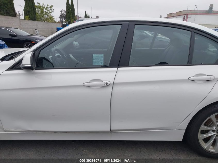 2016 BMW 320I VIN: WBA8E1G58GNU10924 Lot: 39396071