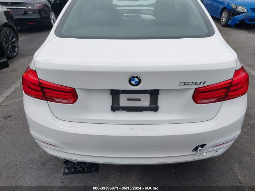 2016 BMW 320I VIN: WBA8E1G58GNU10924 Lot: 39396071