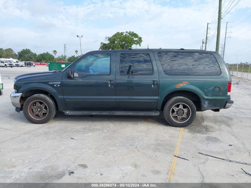 2000 Ford Excursion Xlt VIN: 1FMNU40L1YEA99448 Lot: 39396074