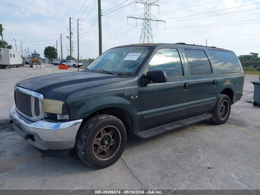 2000 Ford Excursion Xlt VIN: 1FMNU40L1YEA99448 Lot: 39396074