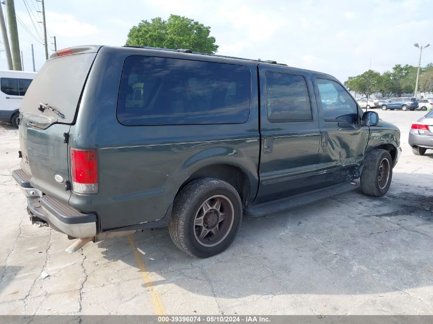 2000 Ford Excursion Xlt VIN: 1FMNU40L1YEA99448 Lot: 39396074