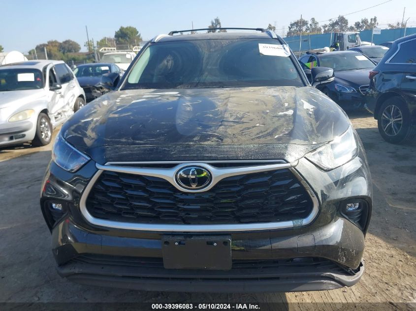 2023 Toyota Highlander Xle VIN: 5TDKDRAH6PS001876 Lot: 39396083
