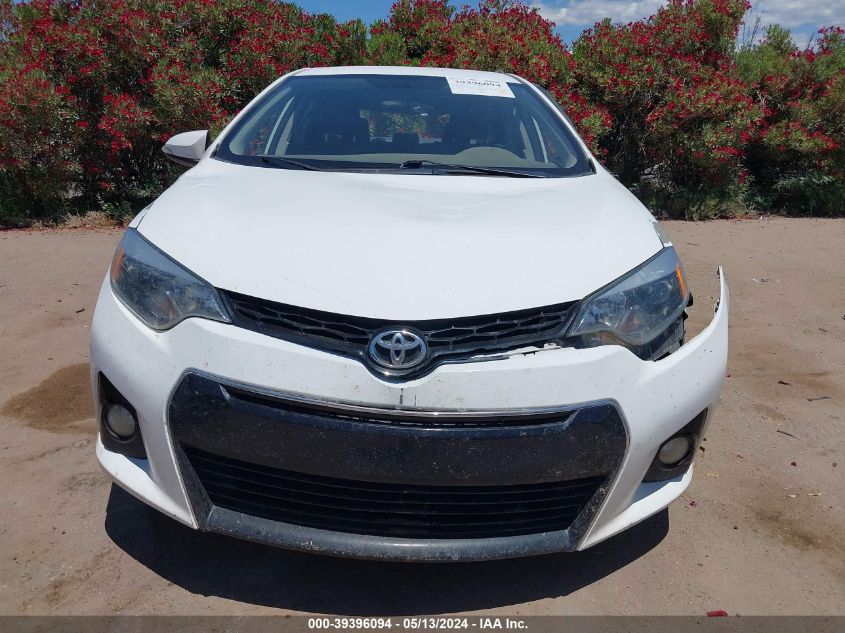 2015 Toyota Corolla L/Le/Le Pls/Prm/S/S Pls VIN: 5YFBURHE0FP217483 Lot: 39396094