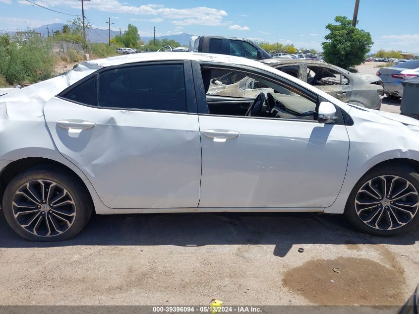 2015 Toyota Corolla L/Le/Le Pls/Prm/S/S Pls VIN: 5YFBURHE0FP217483 Lot: 39396094