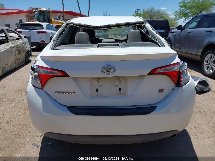 2015 Toyota Corolla L/Le/Le Pls/Prm/S/S Pls VIN: 5YFBURHE0FP217483 Lot: 39396094