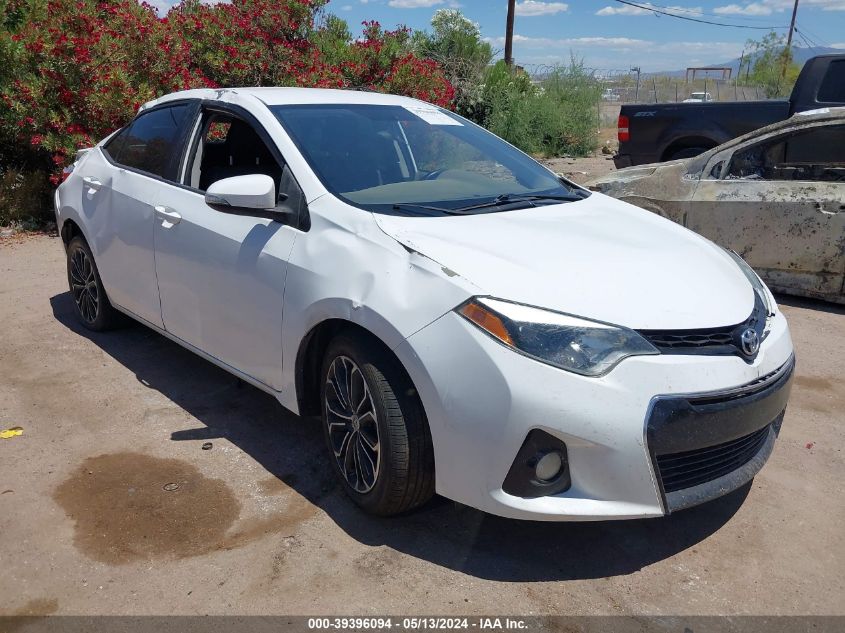 2015 Toyota Corolla L/Le/Le Pls/Prm/S/S Pls VIN: 5YFBURHE0FP217483 Lot: 39396094