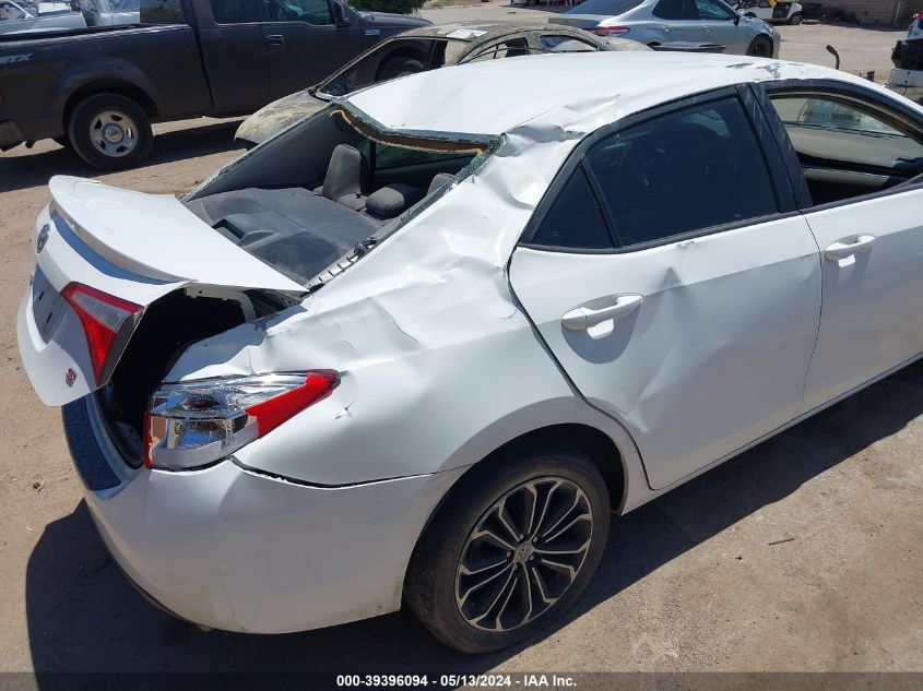 2015 Toyota Corolla L/Le/Le Pls/Prm/S/S Pls VIN: 5YFBURHE0FP217483 Lot: 39396094