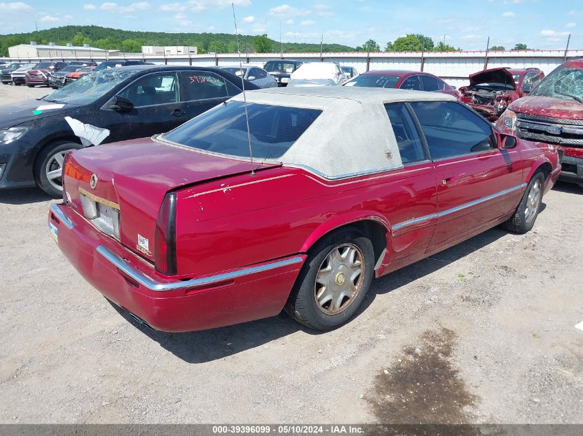 2001 Cadillac Eldorado Esc VIN: 1G6EL12Y21B102477 Lot: 39396099