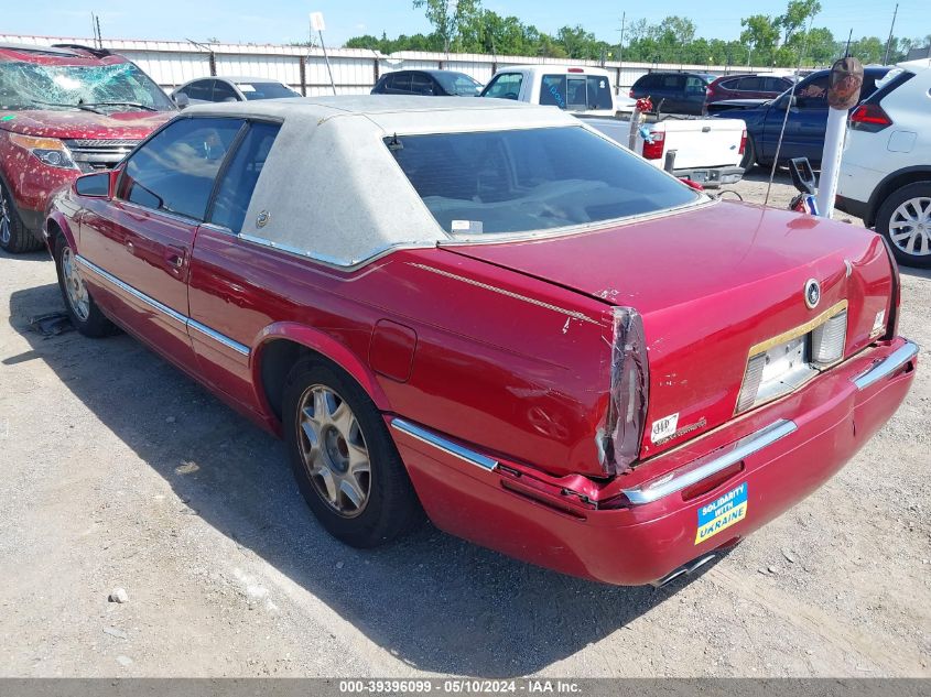 2001 Cadillac Eldorado Esc VIN: 1G6EL12Y21B102477 Lot: 39396099