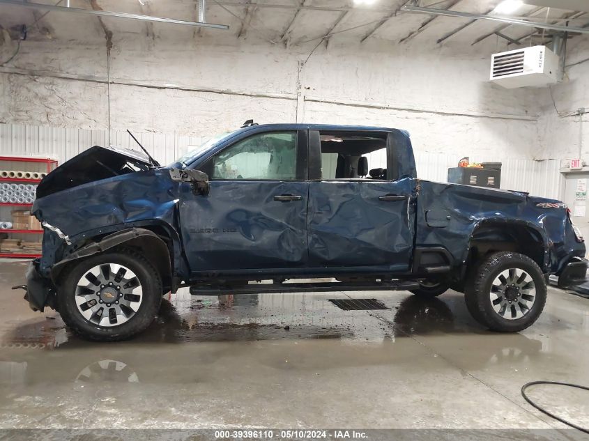 2022 Chevrolet Silverado 2500Hd 4Wd Standard Bed Custom VIN: 2GC4YME7XN1234522 Lot: 39396110