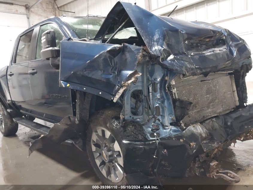 2022 Chevrolet Silverado 2500Hd 4Wd Standard Bed Custom VIN: 2GC4YME7XN1234522 Lot: 39396110