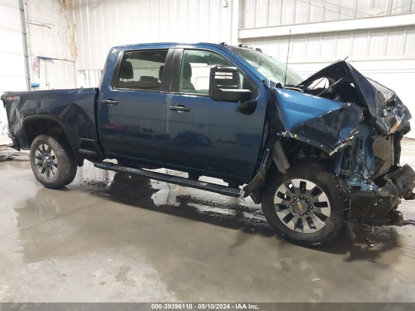 2022 Chevrolet Silverado 2500Hd 4Wd Standard Bed Custom VIN: 2GC4YME7XN1234522 Lot: 39396110