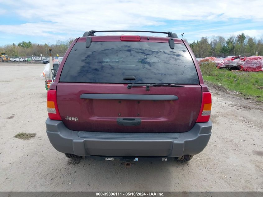 2001 Jeep Grand Cherokee Laredo VIN: 1J4GW48S31C509746 Lot: 39396111