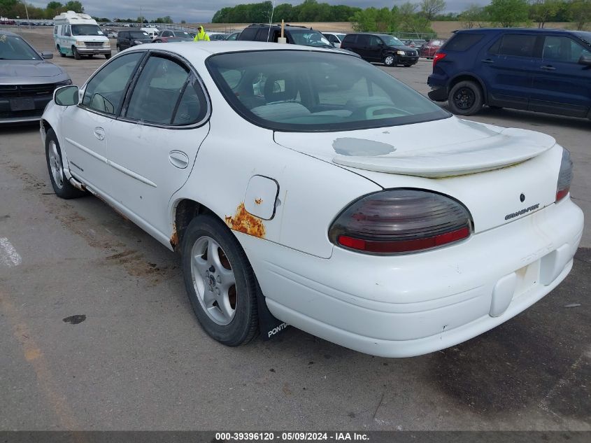 2000 Pontiac Grand Prix Se VIN: 1G2WJ52K9YF111923 Lot: 39396120