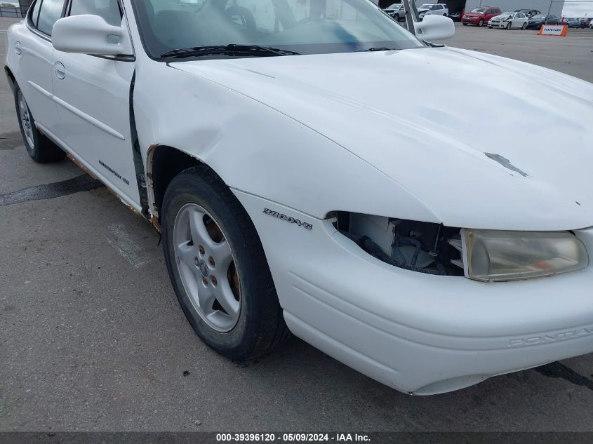 2000 Pontiac Grand Prix Se VIN: 1G2WJ52K9YF111923 Lot: 39396120