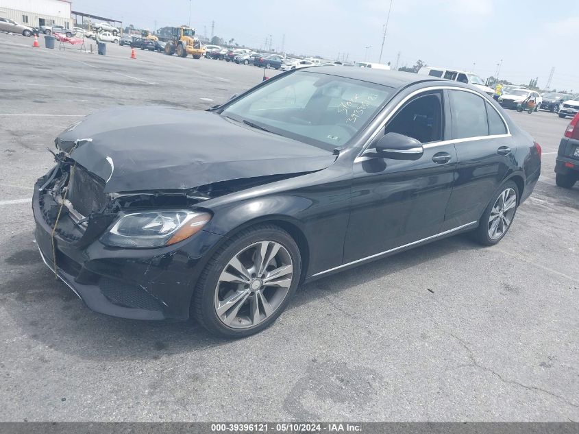 2015 Mercedes-Benz C 300 4Matic/Luxury 4Matic/Sport 4Matic VIN: 55SWF4KB3FU033372 Lot: 39396121