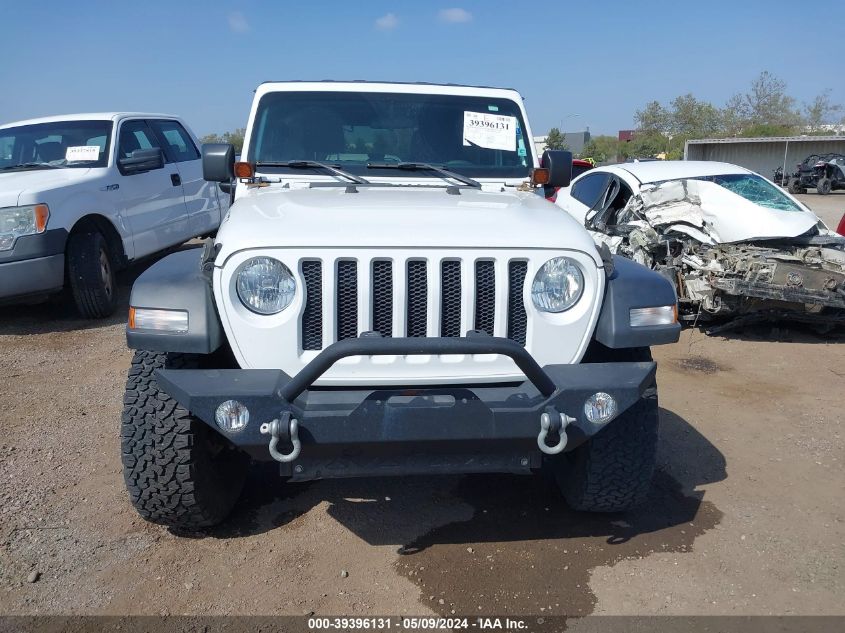 2018 Jeep Wrangler Unlimited Sport 4X4 VIN: 1C4HJXDG6JW319823 Lot: 39396131