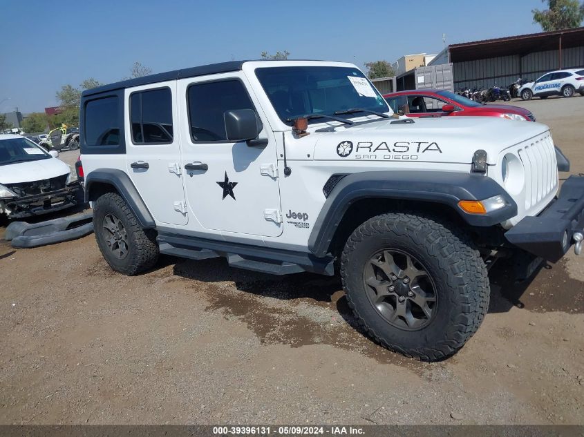 2018 Jeep Wrangler Unlimited Sport 4X4 VIN: 1C4HJXDG6JW319823 Lot: 39396131