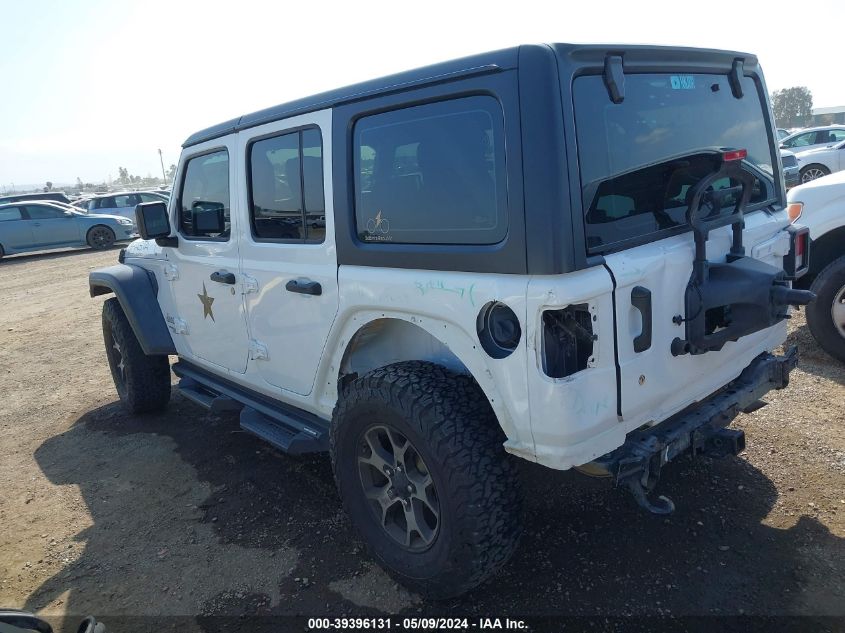 2018 Jeep Wrangler Unlimited Sport 4X4 VIN: 1C4HJXDG6JW319823 Lot: 39396131