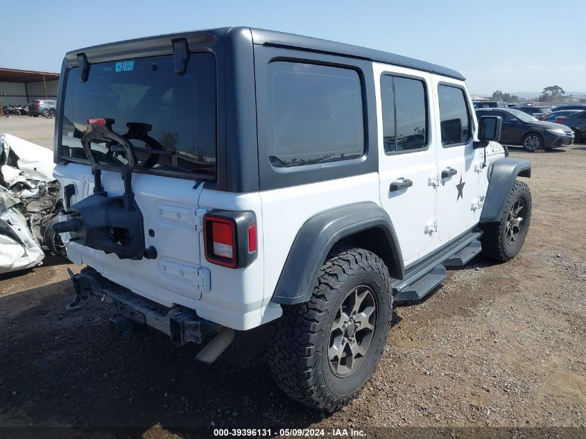 2018 Jeep Wrangler Unlimited Sport 4X4 VIN: 1C4HJXDG6JW319823 Lot: 39396131