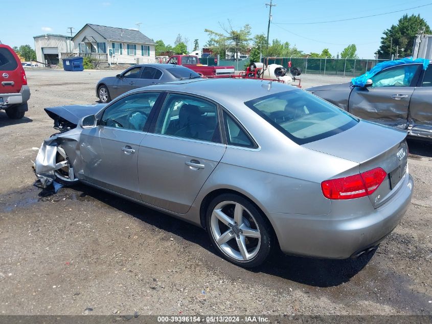 2010 Audi A4 2.0T Premium VIN: WAUFFAFL1AN059365 Lot: 39396154