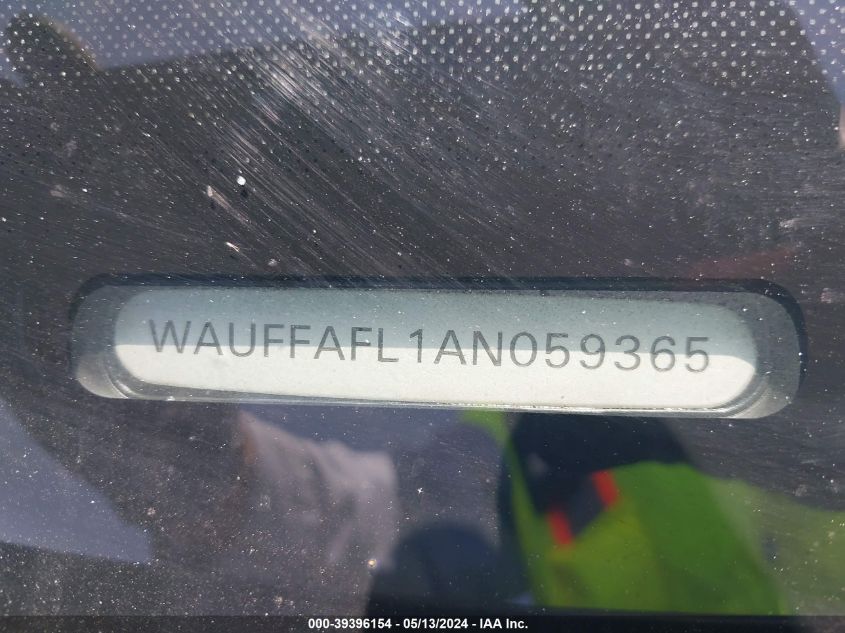 2010 Audi A4 2.0T Premium VIN: WAUFFAFL1AN059365 Lot: 39396154