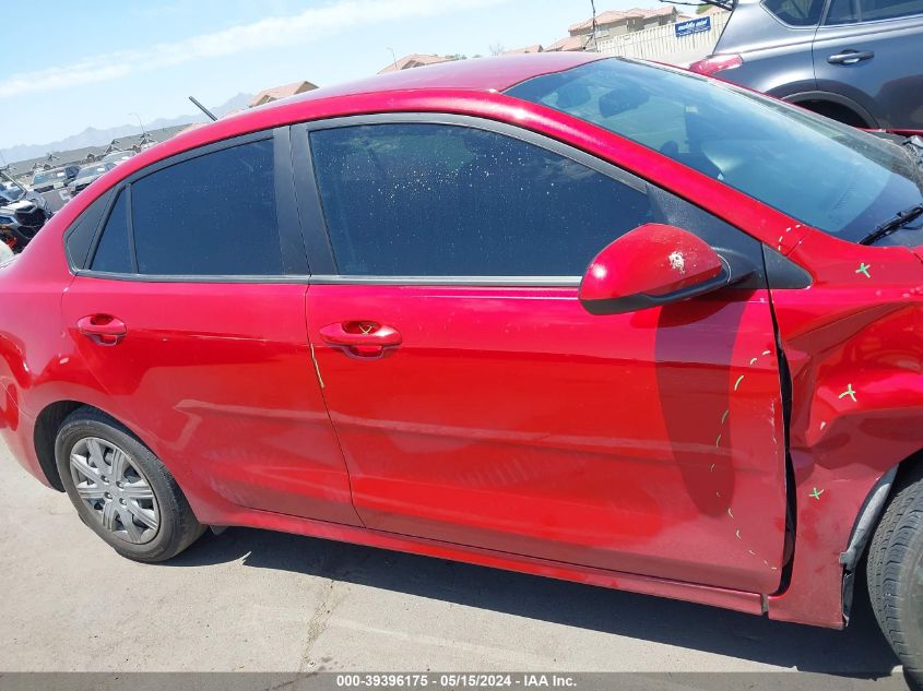 2022 Kia Rio S VIN: 3KPA24AD6NE478817 Lot: 39396175