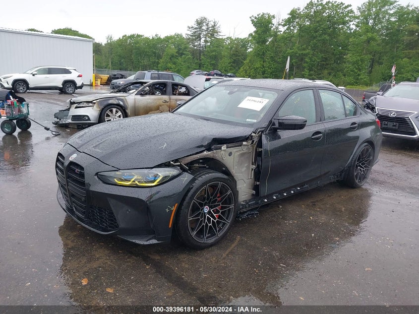 2023 BMW M3 Competition xDrive VIN: WBS43AY02PFN33910 Lot: 39396181
