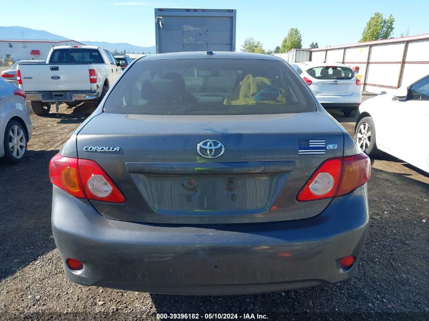 2009 Toyota Corolla Le VIN: JTDBL40E499037256 Lot: 39396182