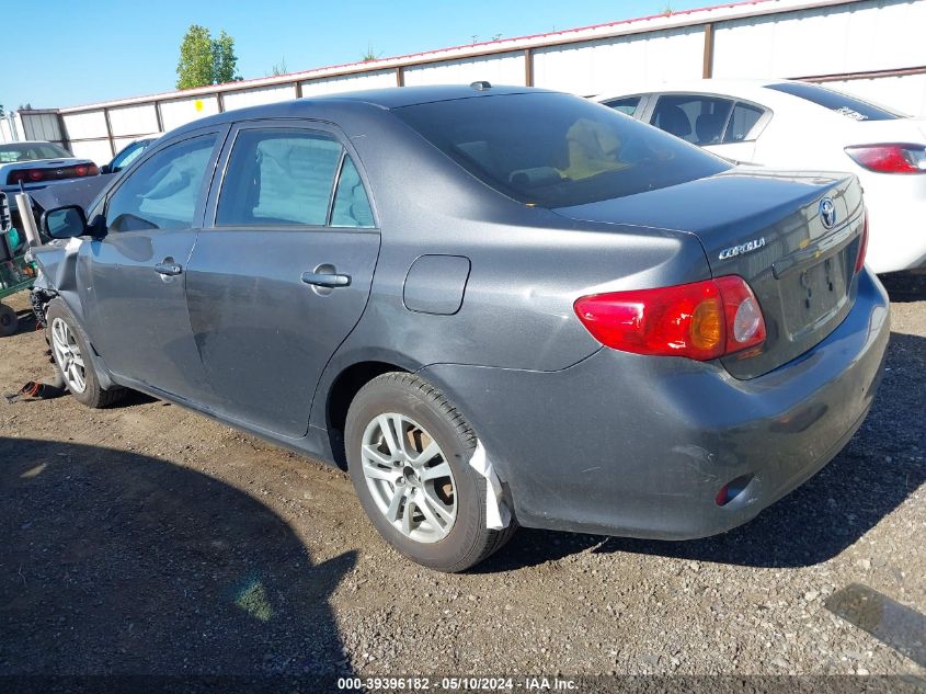 2009 Toyota Corolla Le VIN: JTDBL40E499037256 Lot: 39396182