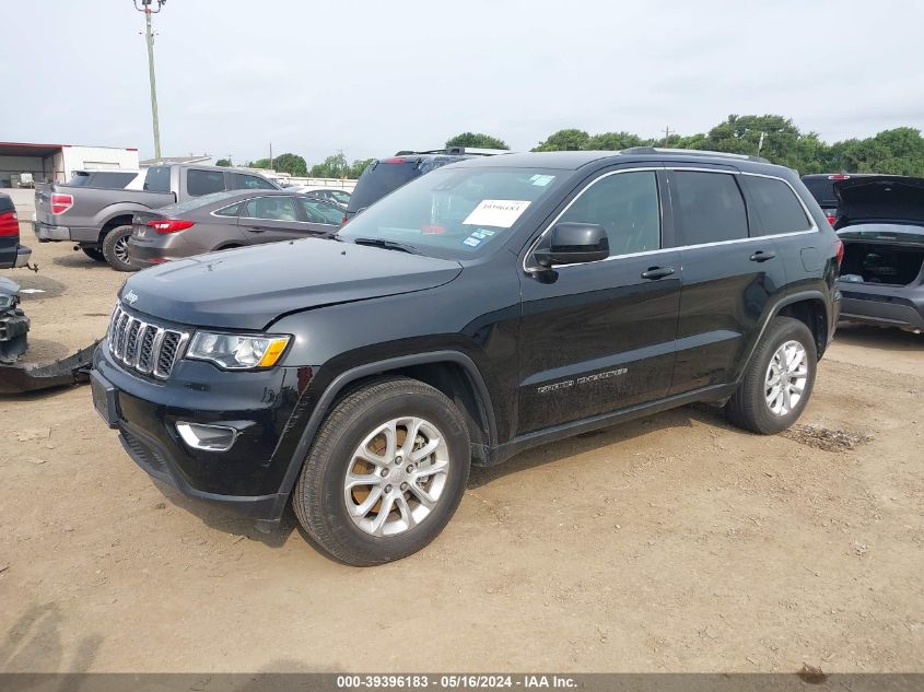 2021 Jeep Grand Cherokee Laredo X 4X2 VIN: 1C4RJEAGXMC740222 Lot: 39396183