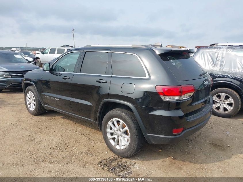 2021 Jeep Grand Cherokee Laredo X 4X2 VIN: 1C4RJEAGXMC740222 Lot: 39396183