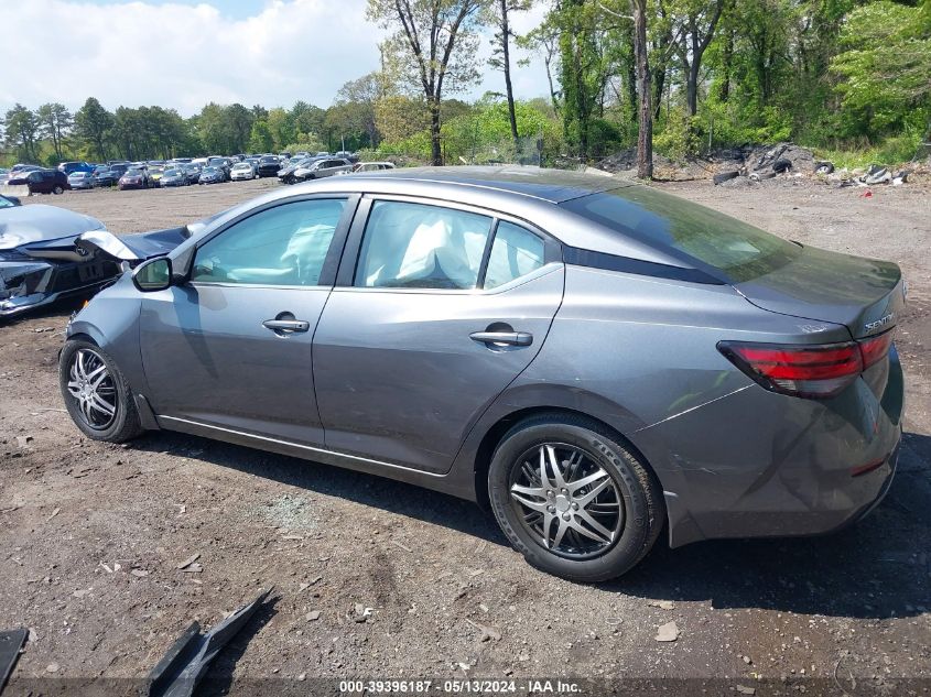 2020 Nissan Sentra S Xtronic Cvt VIN: 3N1AB8BV7LY303229 Lot: 39396187