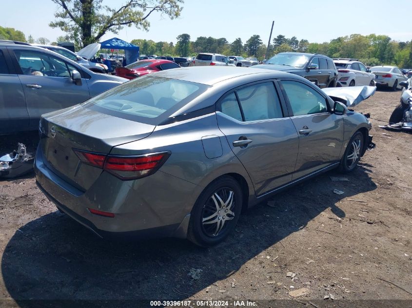 2020 Nissan Sentra S Xtronic Cvt VIN: 3N1AB8BV7LY303229 Lot: 39396187