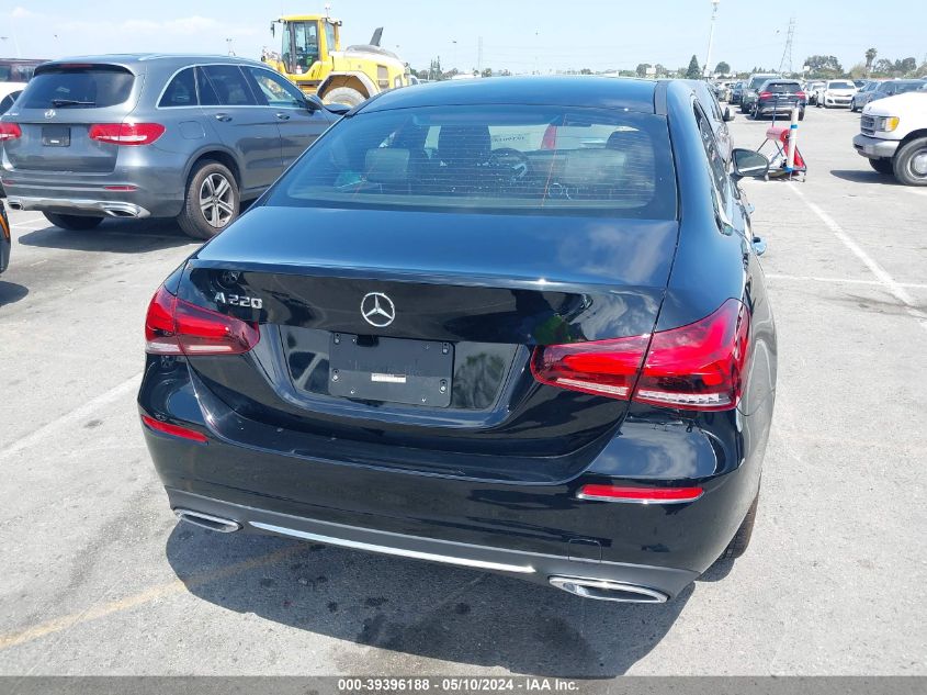 2022 Mercedes-Benz A 220 VIN: W1K3G4EB2NJ357813 Lot: 39396188